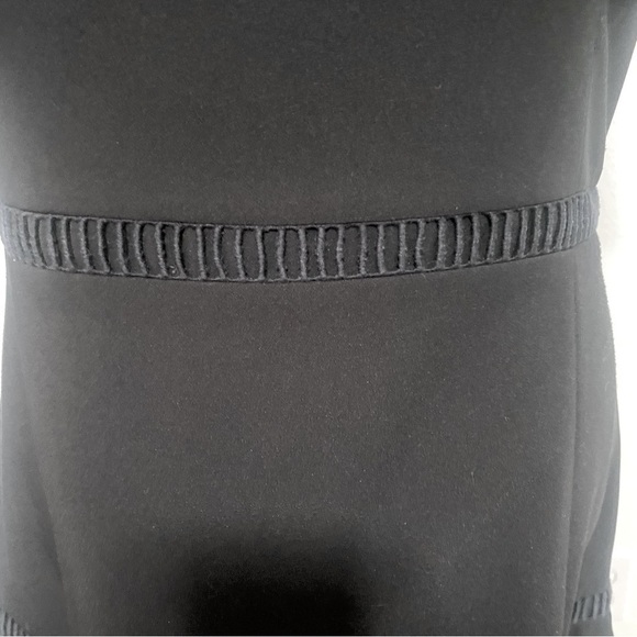 FINDERS Women’s Eyelet Fit and Flare Black Dress Size X-Large Unique Heavyweight - Picture 6 of 15